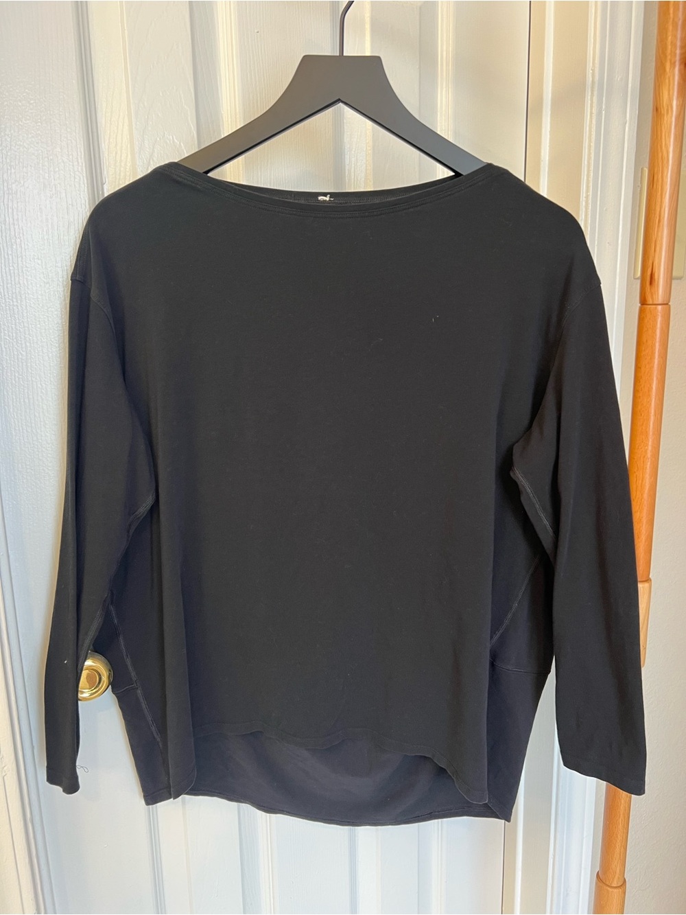 lululemon athletica Black Long Sleeve Relaxed Tee